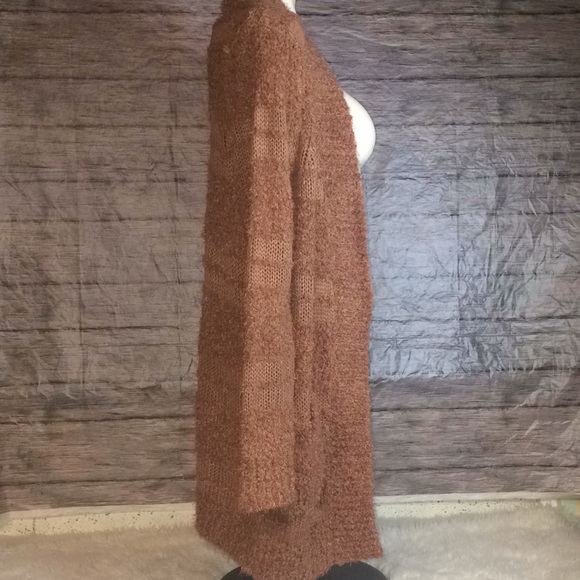 Daytrip Fuzzy Long Sleeve Open Cardigan - Picture 8 of 14